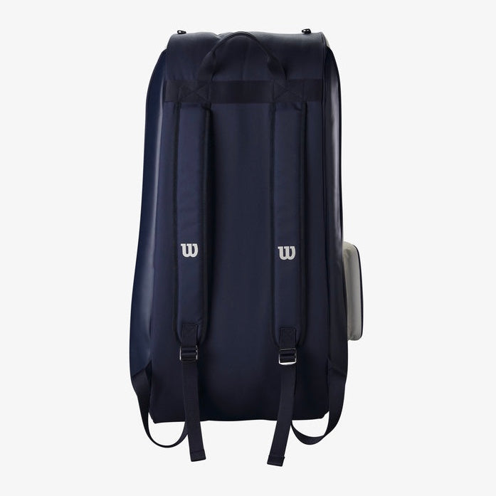 Wilson 1914 Heritage (12 Pack) Racket Bag (Off White-Dark Navy)