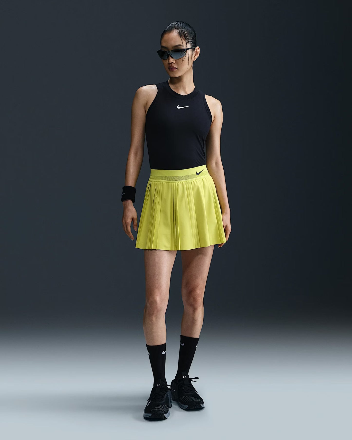 Nike Court Slam Women's Tennis Skirt (High Voltage / Medium Ash) FZ6491-344