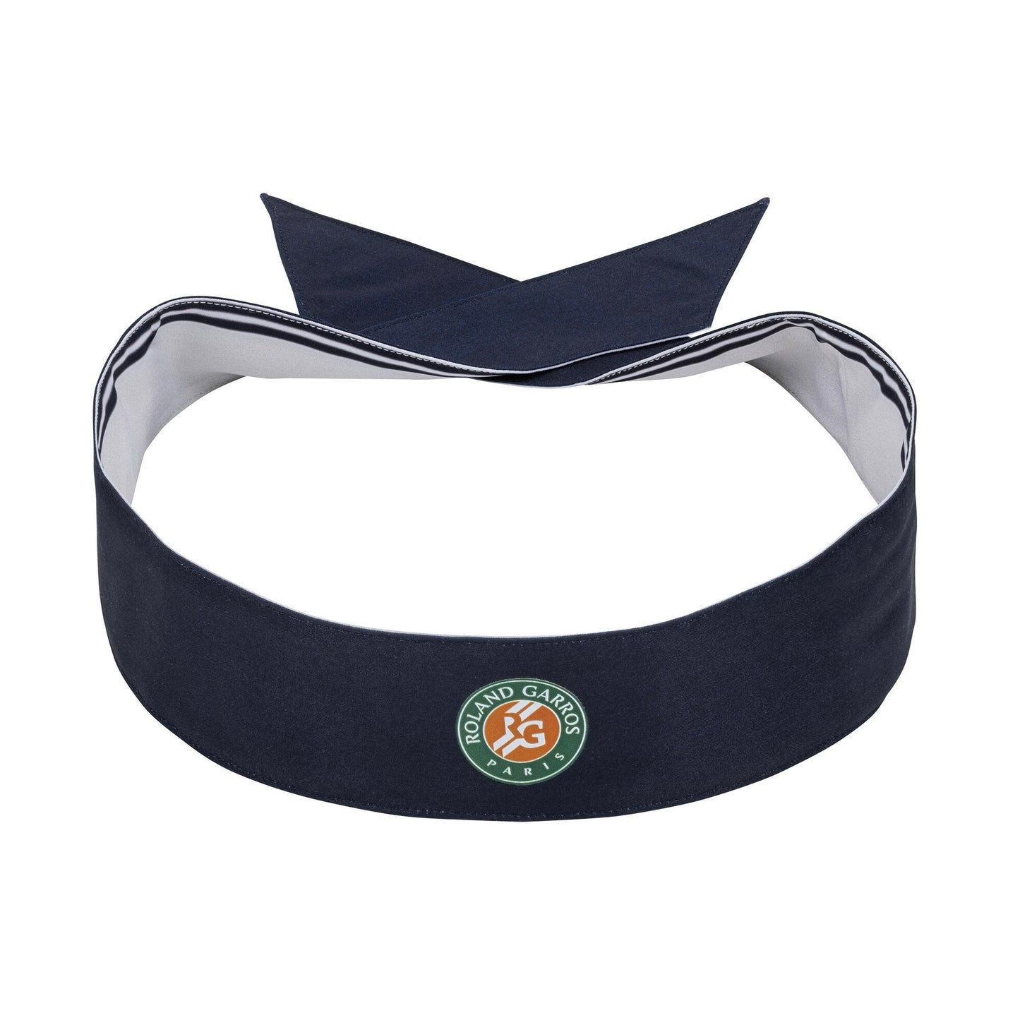 Roland Garros Performance Reversible Head Tie (Navy-White)