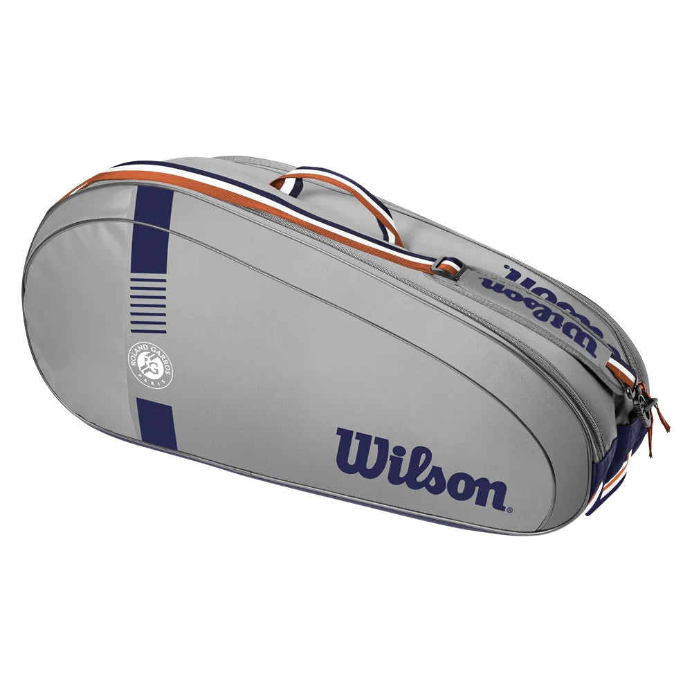 Wilson Roland Garros Team (6 Pack) Racket Bag (Grey)