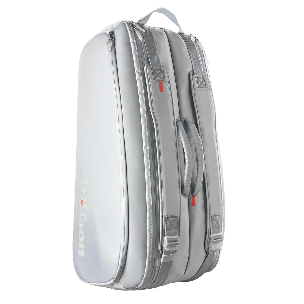 Wilson Super Tour (9 Pack) Shift Racket Bag (White)