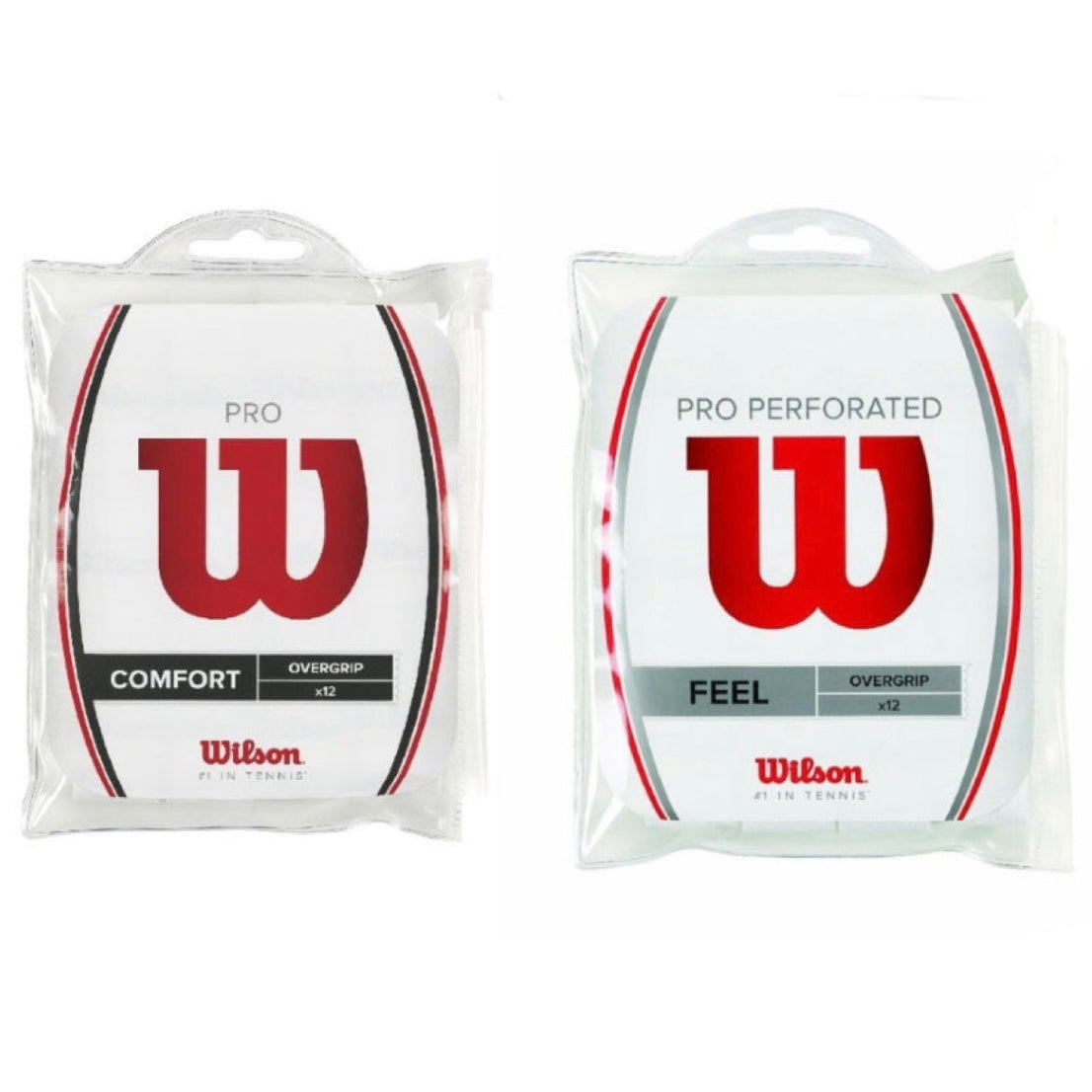 Wilson Pro Comfort / Pro Perforated Overgrip 12 pack (White) - SportStation HK
