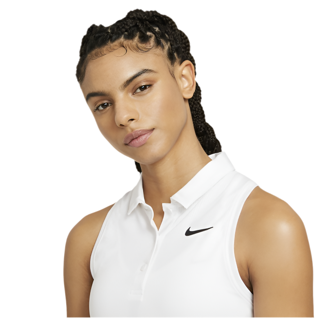 Nike Women’s Court Victory Dri-FIT Polo Dress (White)