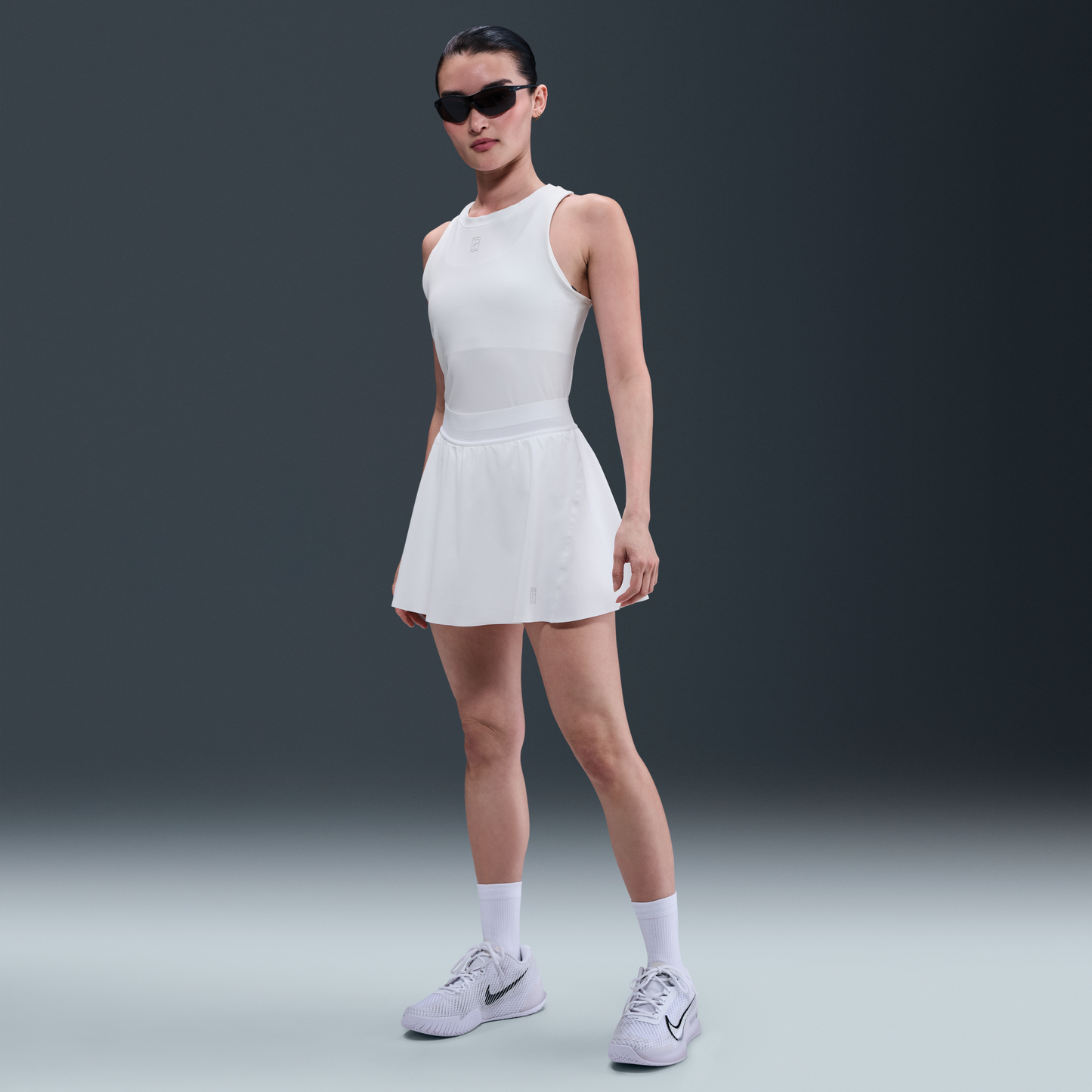 Nike Court Dri-FIT Advantage Women's Tennis Skirt (White) FZ6730-100