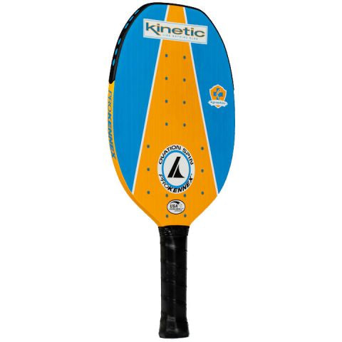 ProKennex Ovation Spin Pickleball Paddle (Blue-Yellow)