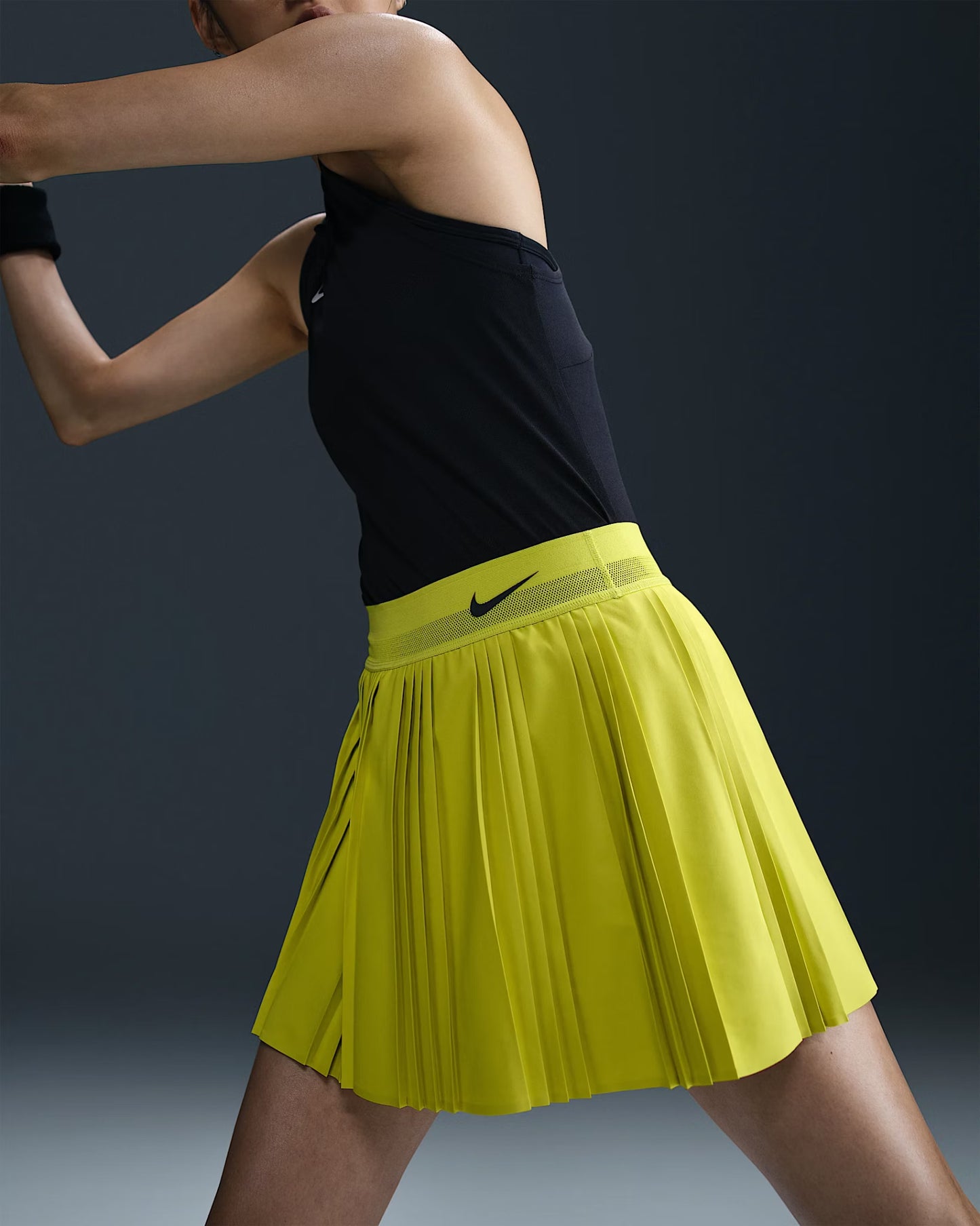 Nike Court Slam Women's Tennis Skirt (High Voltage / Medium Ash) FZ6491-344