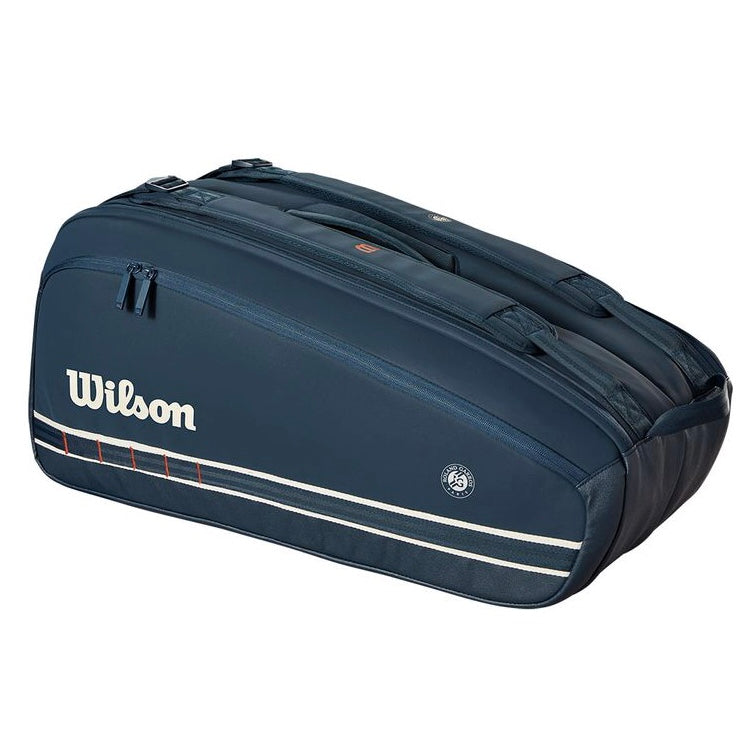 Wilson 2025 Roland Garros Super Tour Session Soiree (9 Pack) Racket Bag