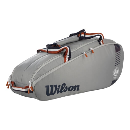 Wilson Roland Garros Team (6 Pack) Racket Bag (Grey)