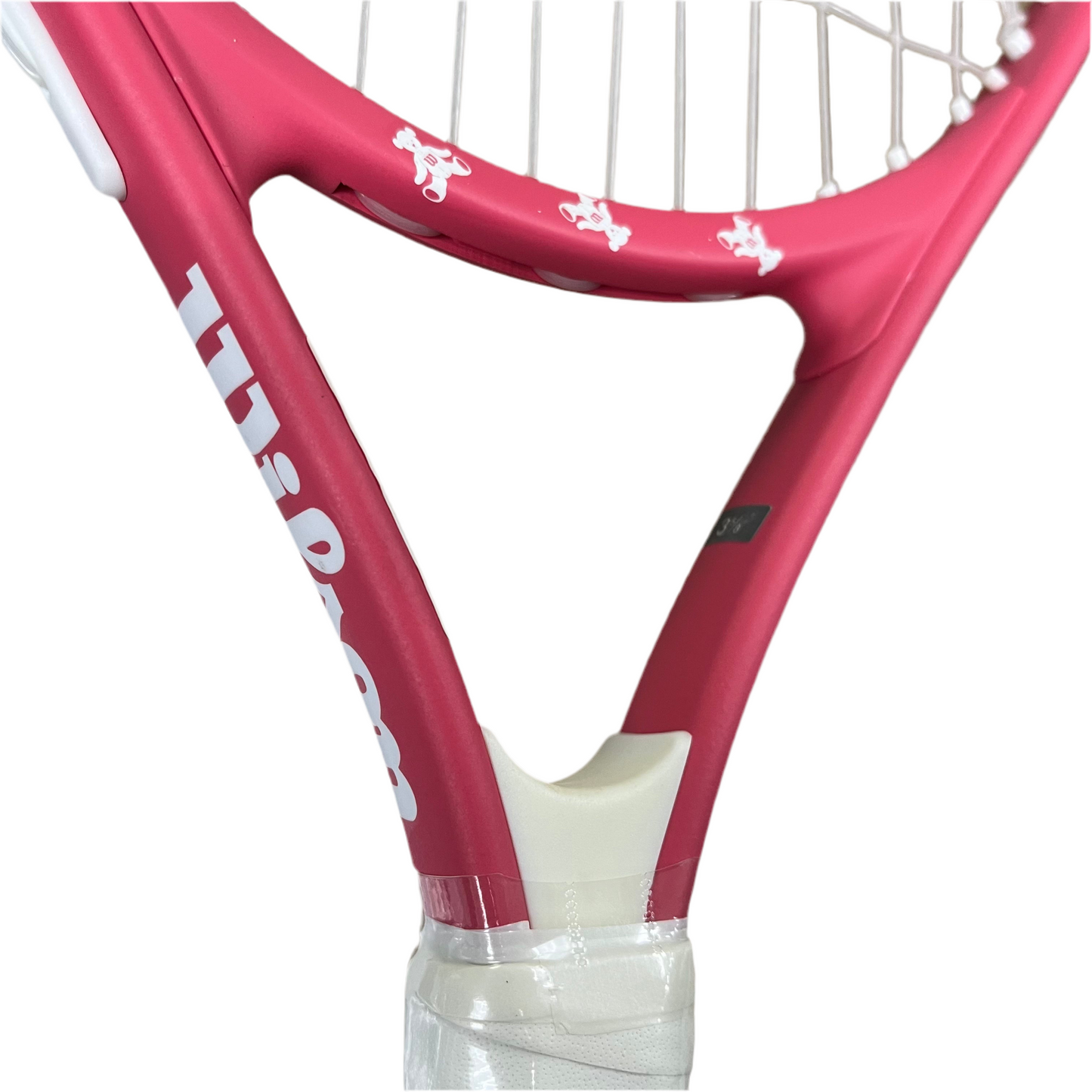 Wilson Elite Bear Rose Pink 23 Junior Tennis Racket (prestrung)