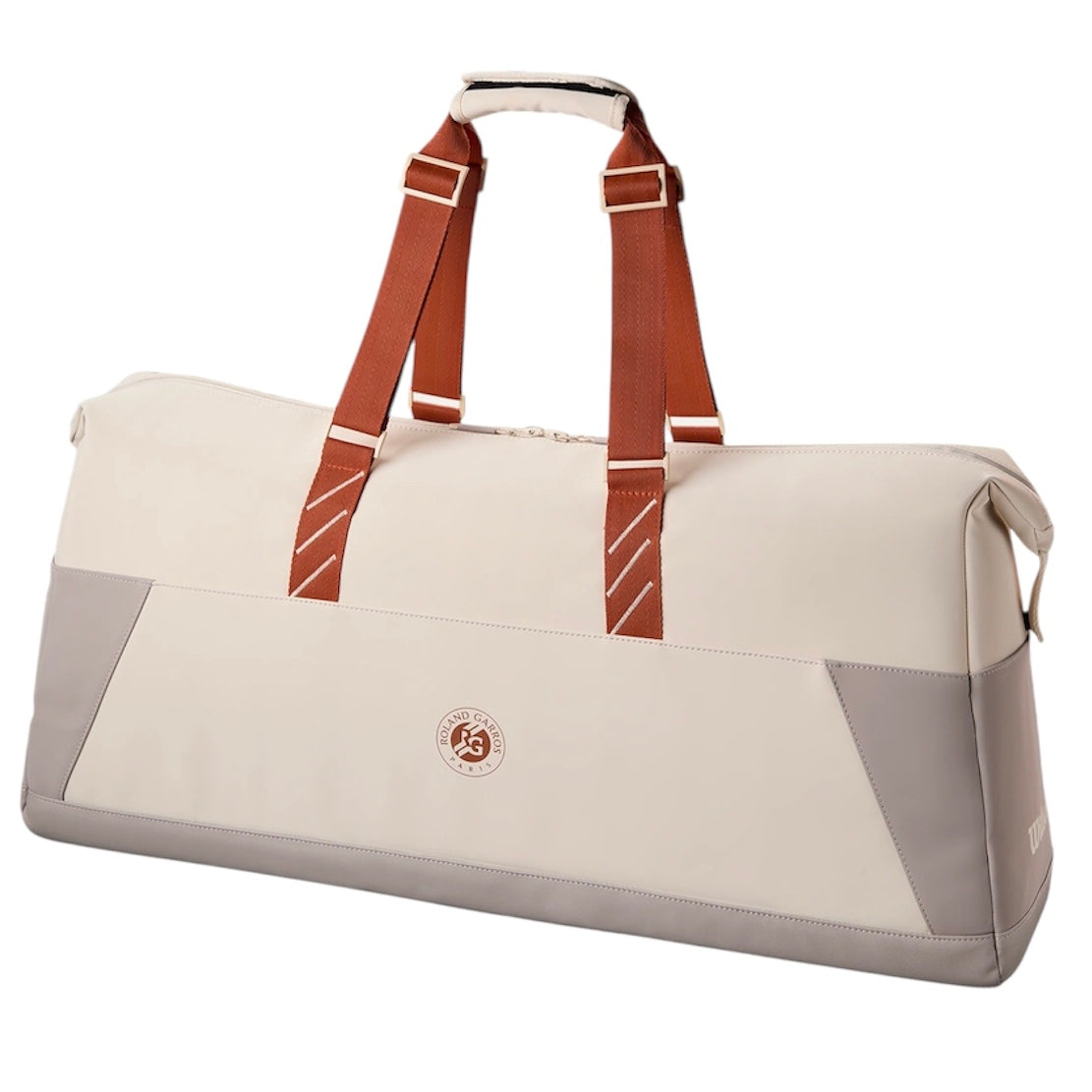 Wilson 2025 Roland Garros Large Duffle Bag (Cream/Clay/Grey)