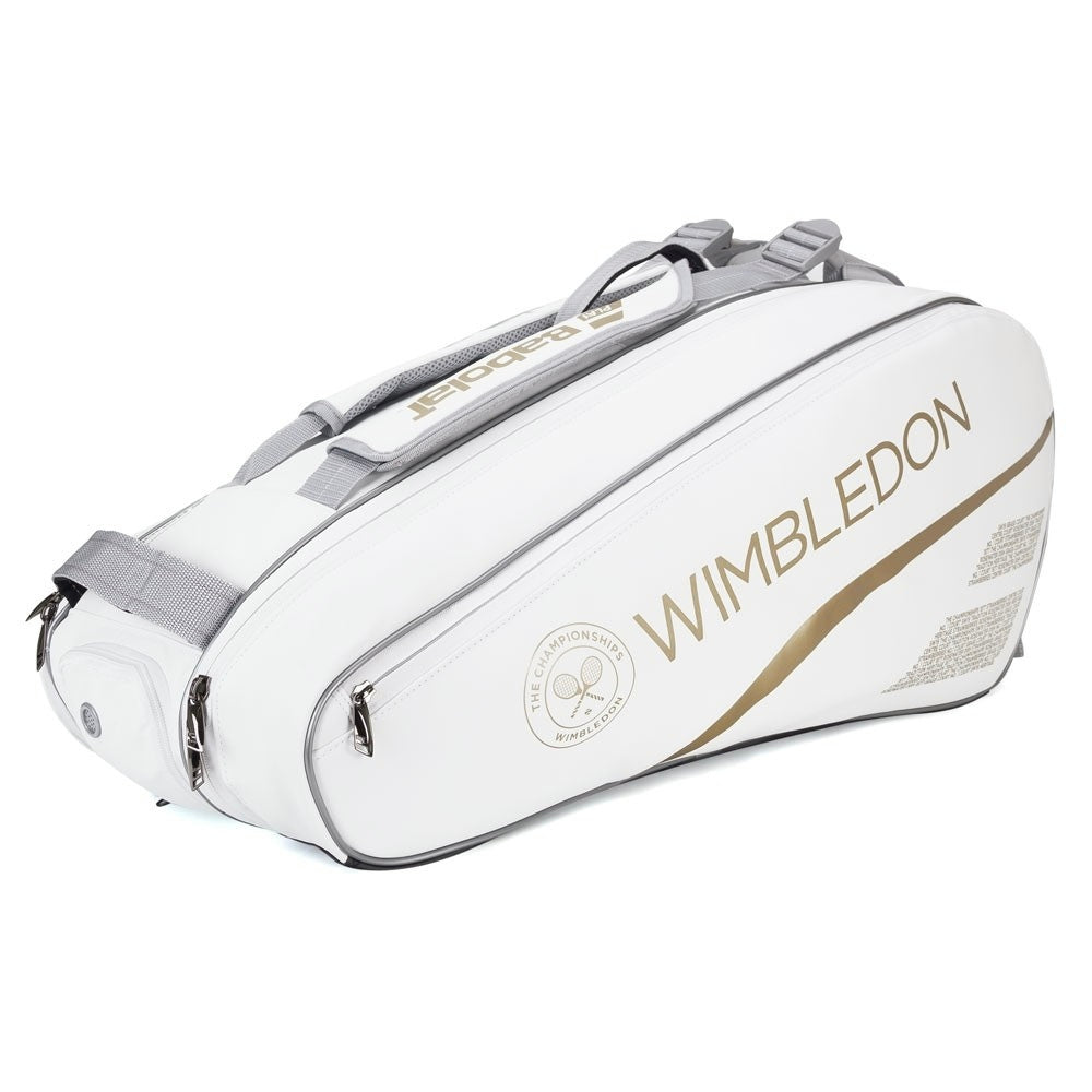 Babolat Pure Wimbledon (6 Pack) Racket Bag (White-gold) - SportStation HK