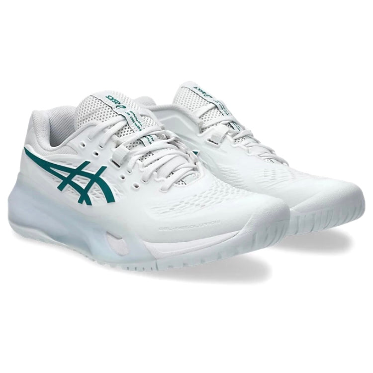 Asics Gel-Resolution X Women's Tennis Shoes (White-Pitch Green)