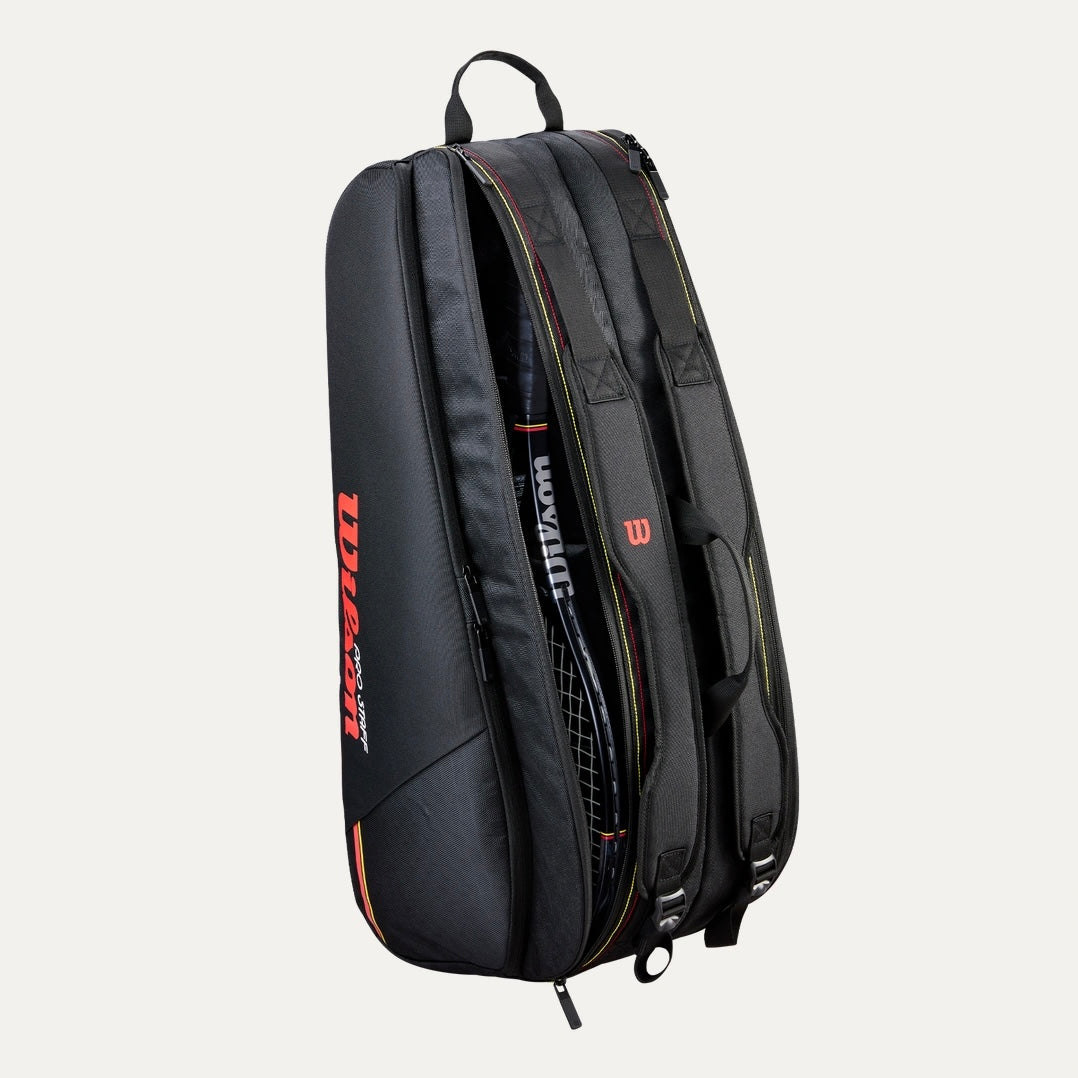 Wilson Pro Staff Classic Tour (6 Pack) Racket Bag (Black)