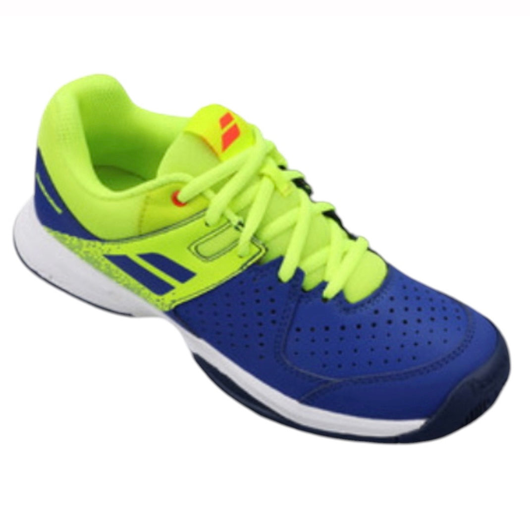 Babolat Pulsion All Court Junior Tennis Shoes (Blue-Fluo Aero) - SportStation HK