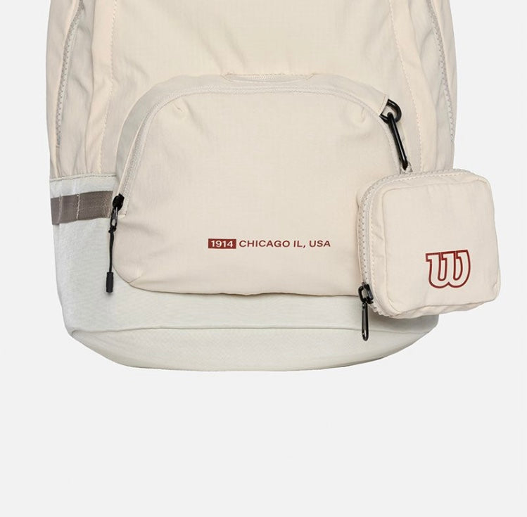 Wilson UNI Easy Tennis Backpack Bag (Ivory)