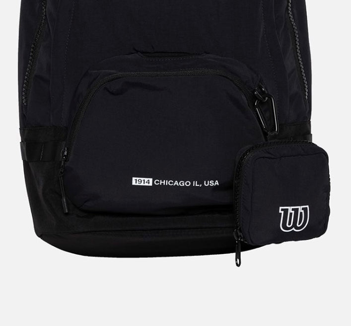 Wilson UNI Easy Tennis Backpack Bag (Black)