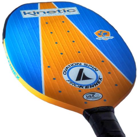 ProKennex Ovation Spin Pickleball Paddle (Blue-Yellow)