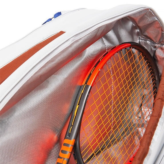 Wilson Roland Garros Premium (9 Pack) Racket Bag (Oyster-Navy) - SportStation HK