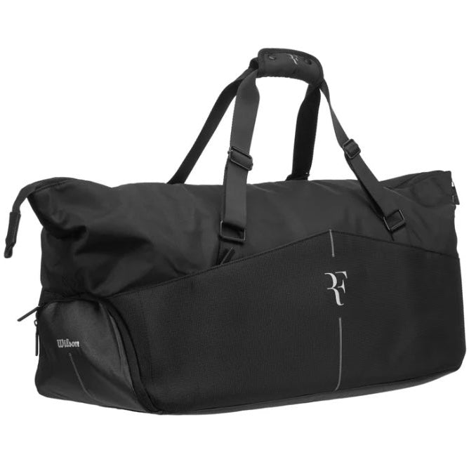 Wilson RF Practice Large Duffle (6 Pack) Racket Bag (Black)