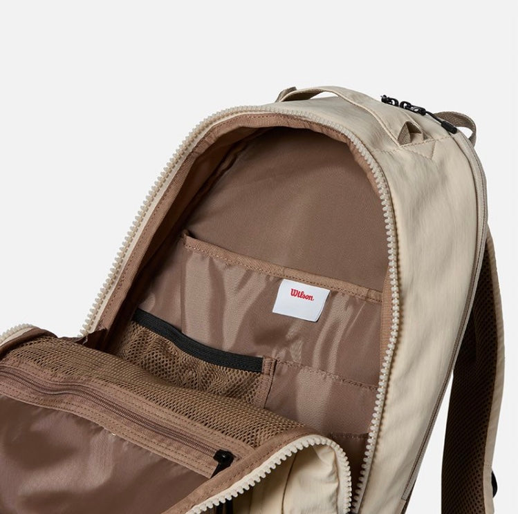 Wilson UNI Easy Tennis Backpack Bag (Ivory)