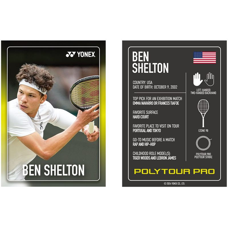 Yonex Polytour Pro Limited Edition 15th Anniversary Player Card