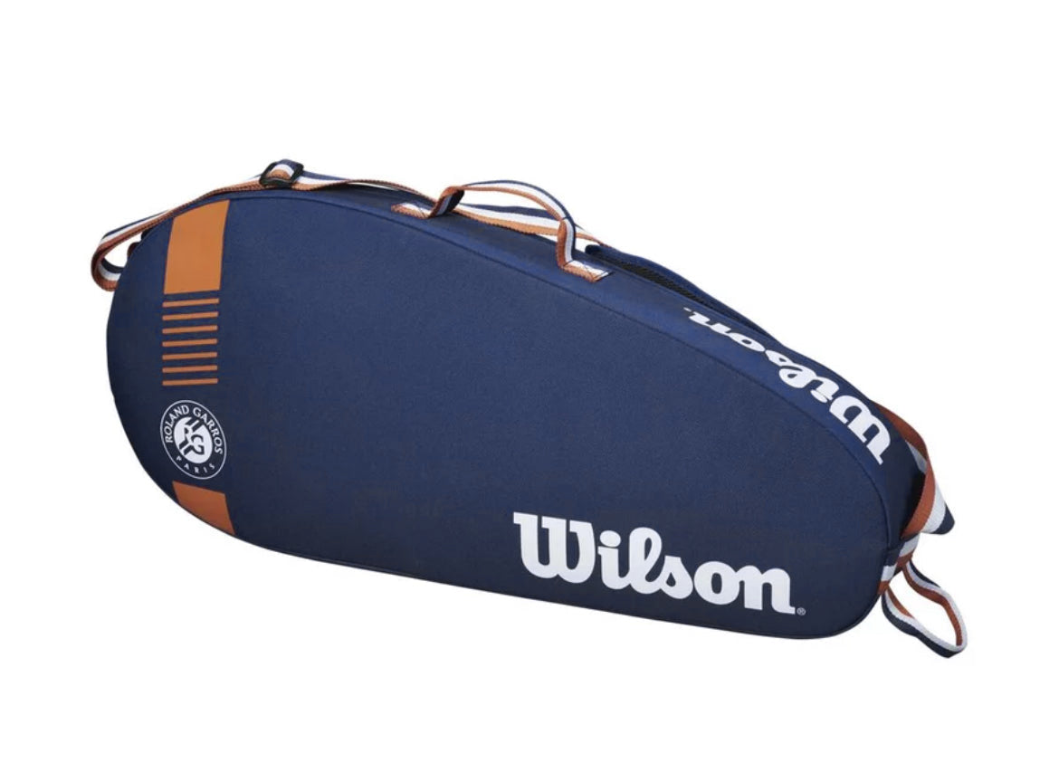Wilson Roland Garros Team (3 Pack) Racket Bag (Navy) - SportStation HK