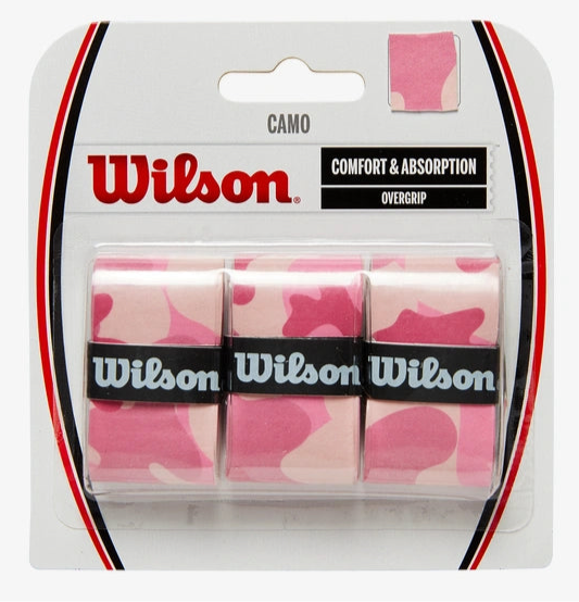 Wilson Camo Pink Overgrip (3 pieces)