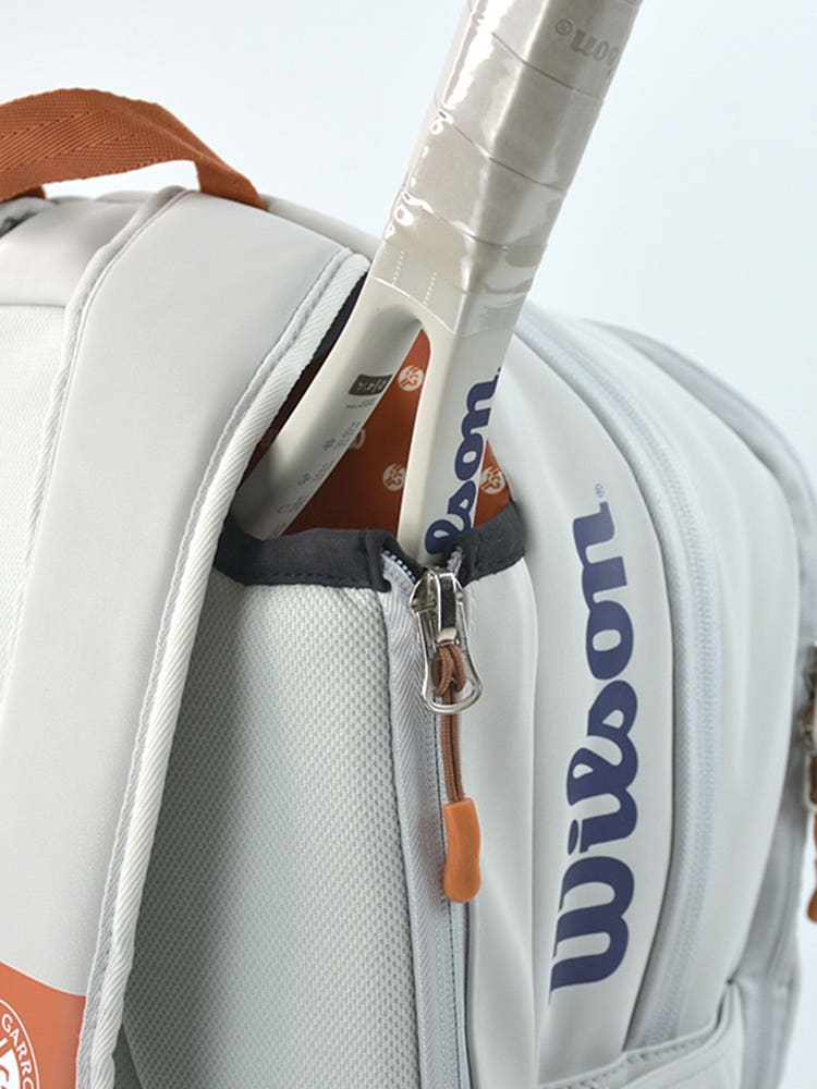 Wilson Roland Garros Tour Backpack Bag (Light Grey)