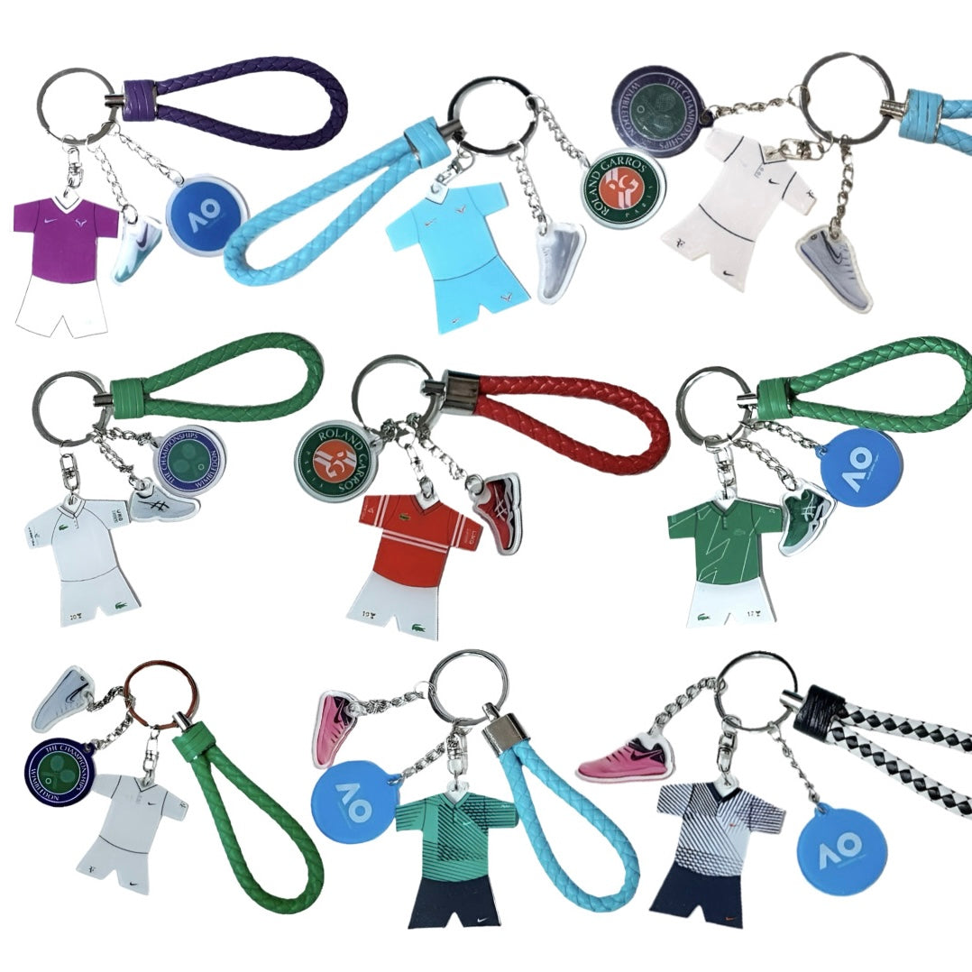 Tennis Outfit Keychain Keyring (Australian Open / Wimbledon / US Open)