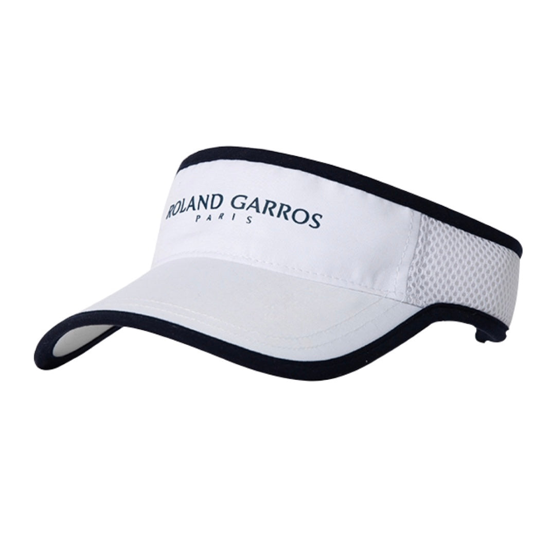 Roland Garros Logo Visor (White)