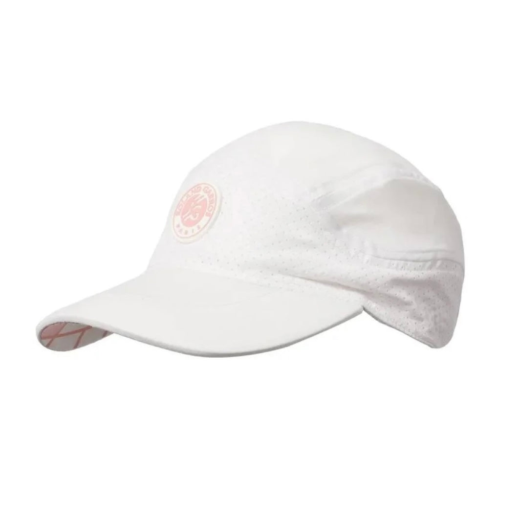 Roland Garros Performance Hat Cap (White-pink)