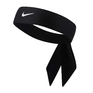 Nike Unisex Dri-Fit Court Headband Head Tie (White / Black) - SportStation HK