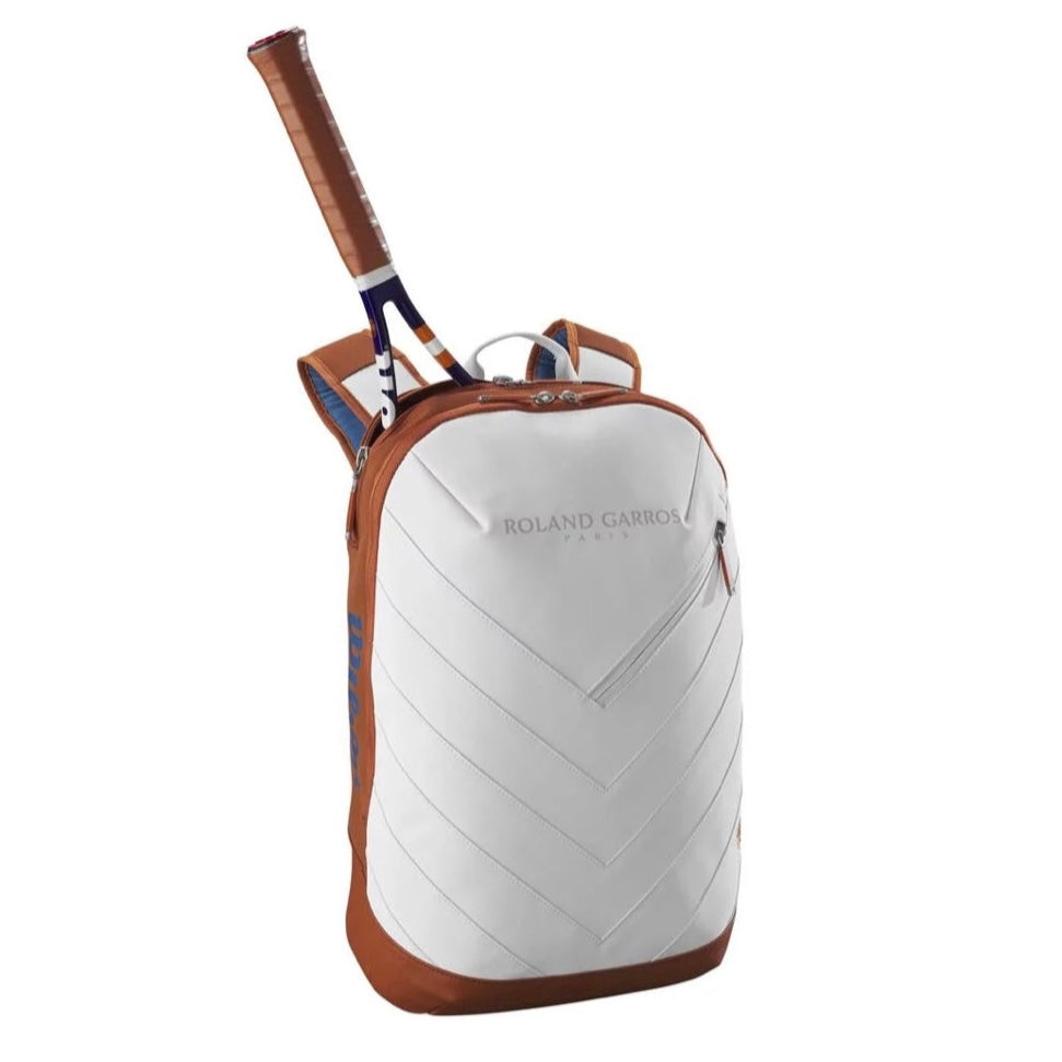 Wilson Roland Garros Super Tour Backpack Bag (White)