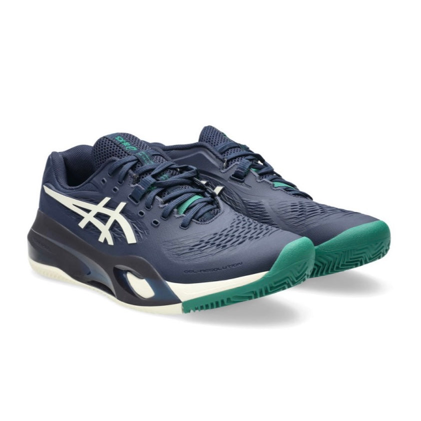 Asics Gel-Resolution X Men’s Tennis Shoes (Midnight-Cream)
