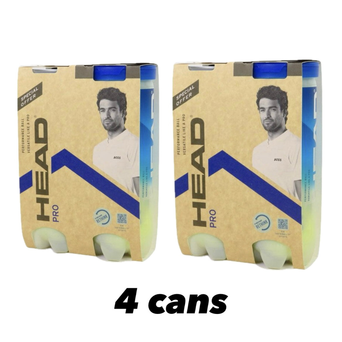 Head Pro Tennis Balls 3B (3 balls per can) - SportStation HK