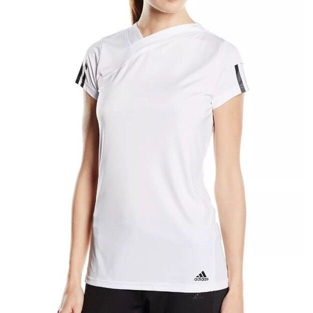 Adidas Kids / Youth Junior Girl’s Performance Response Tee Top T-Shirt (White)