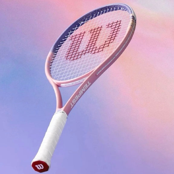 Wilson Tempest Pink-Purple Tennis Racket (Unstrung 264g) (Prestrung)