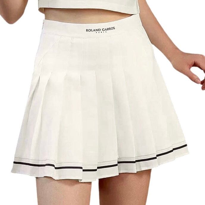 Roland Garros Women’s Tennis Skirt (Off White)