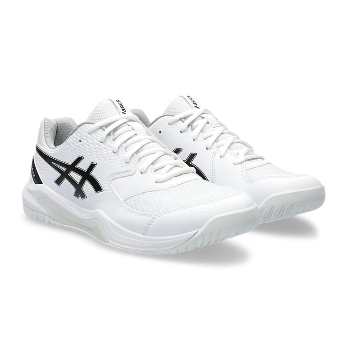 Asics Gel-Dedicate 8 Men's Tennis Shoes (White-Black)