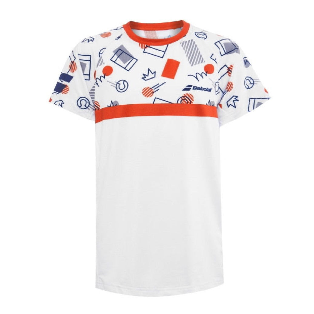 Babolat Junior Kids / Youth Boy’s Compete Crew (Black / White) - SportStation HK