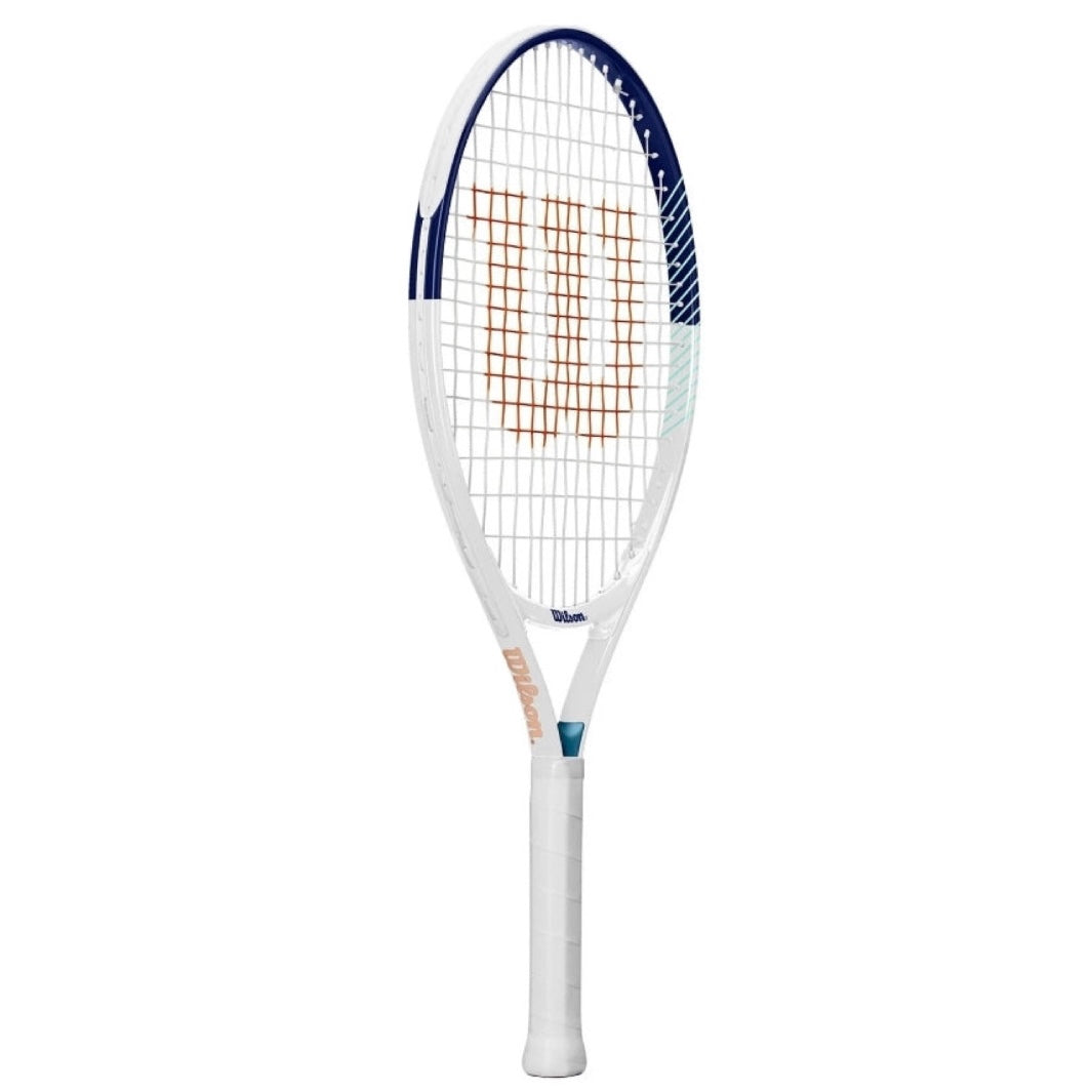 Wilson Roland Garros Elite 23 Junior Tennis Racket (Blue-white) (prestrung)