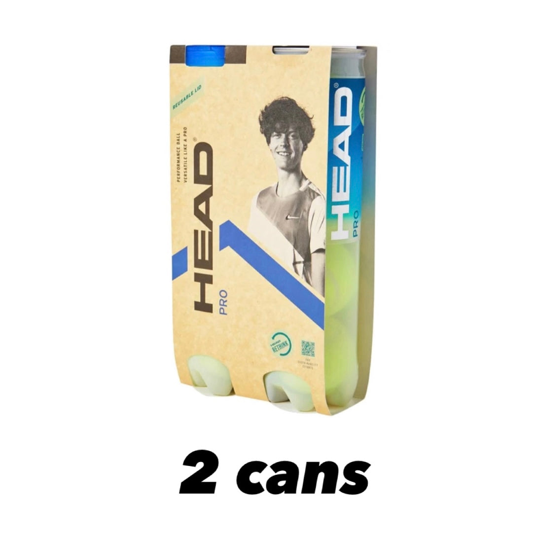 Head Pro Tennis Balls 4B (4 balls per can) - SportStation HK