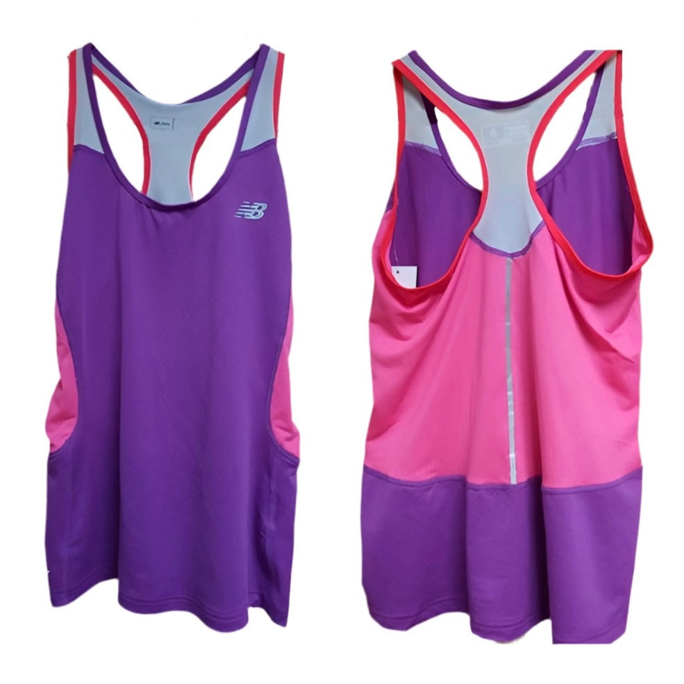 New Balance Girls Tank (Purple-Pink) size: M/12 - SportStation HK