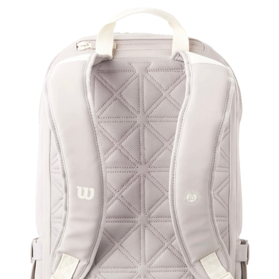 Wilson 2025 Roland Garros Backpack Bag (Cream-Clay)