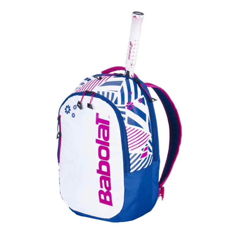 Babolat Kids Junior Backpack bag (Blue-White-Pink)