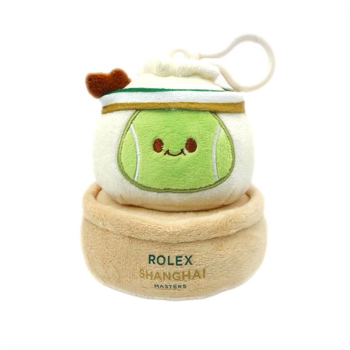 Rolex Shanghai Masters Dumpling Plush Keychain Keyring