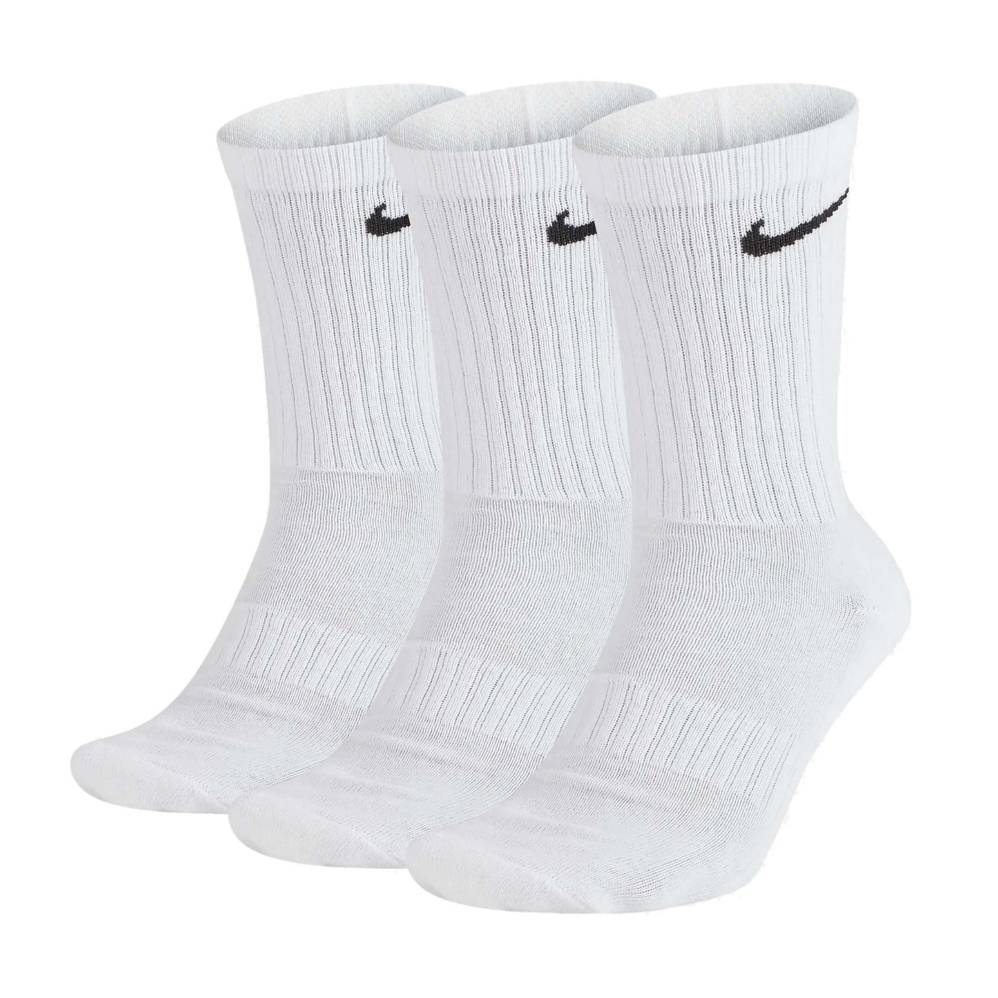 Nike Cotton Cushioned Crew 3-Pack Socks (white) - SportStation HK