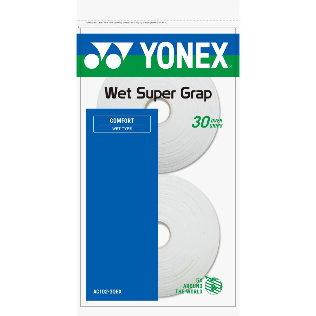 Yonex Super Grap Overgrip 30 pack (Black / Mint / White) - SportStation HK