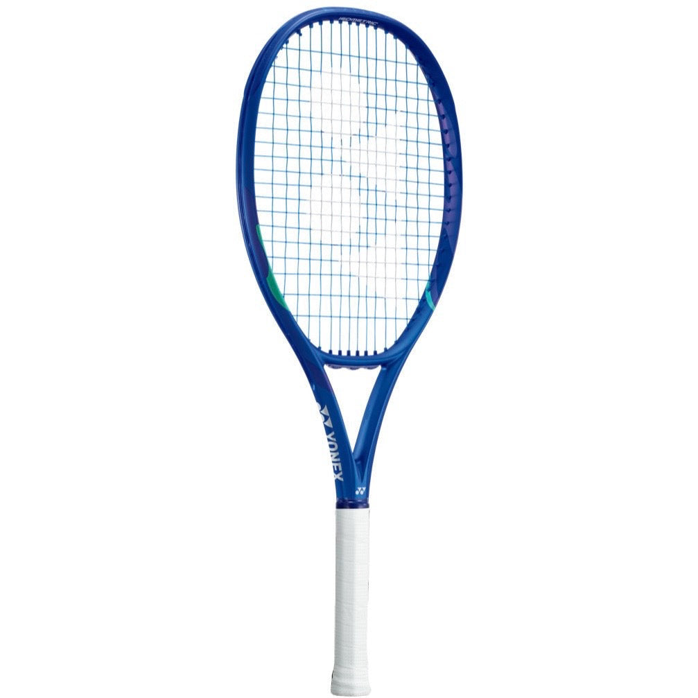 Yonex EZONE 110 (Unstrung 255g) 2025 Tennis Racket (Strung with YONEX Synthetic Gut Blue @ 47lb)