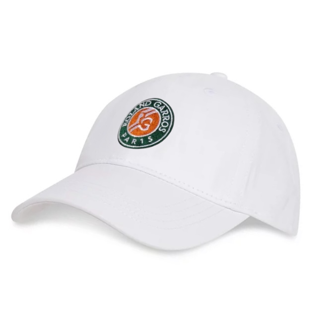 Roland Garros Logo Adjustable Cap (White)
